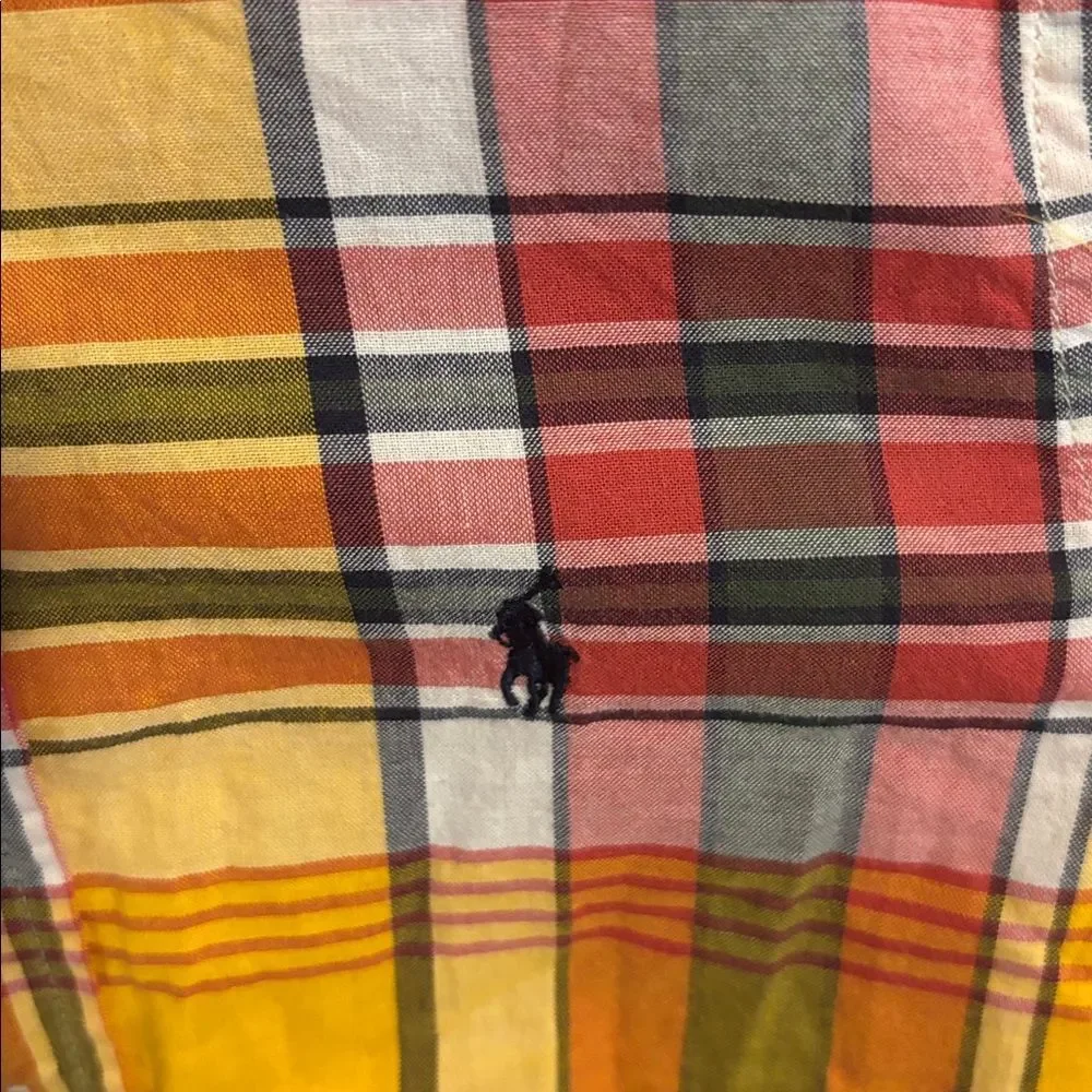 Ralph Lauren Multicolor Plaid Button-Down Shirt boys 4T